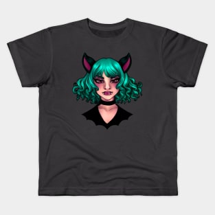 Girl Who is a Bat Kids T-Shirt